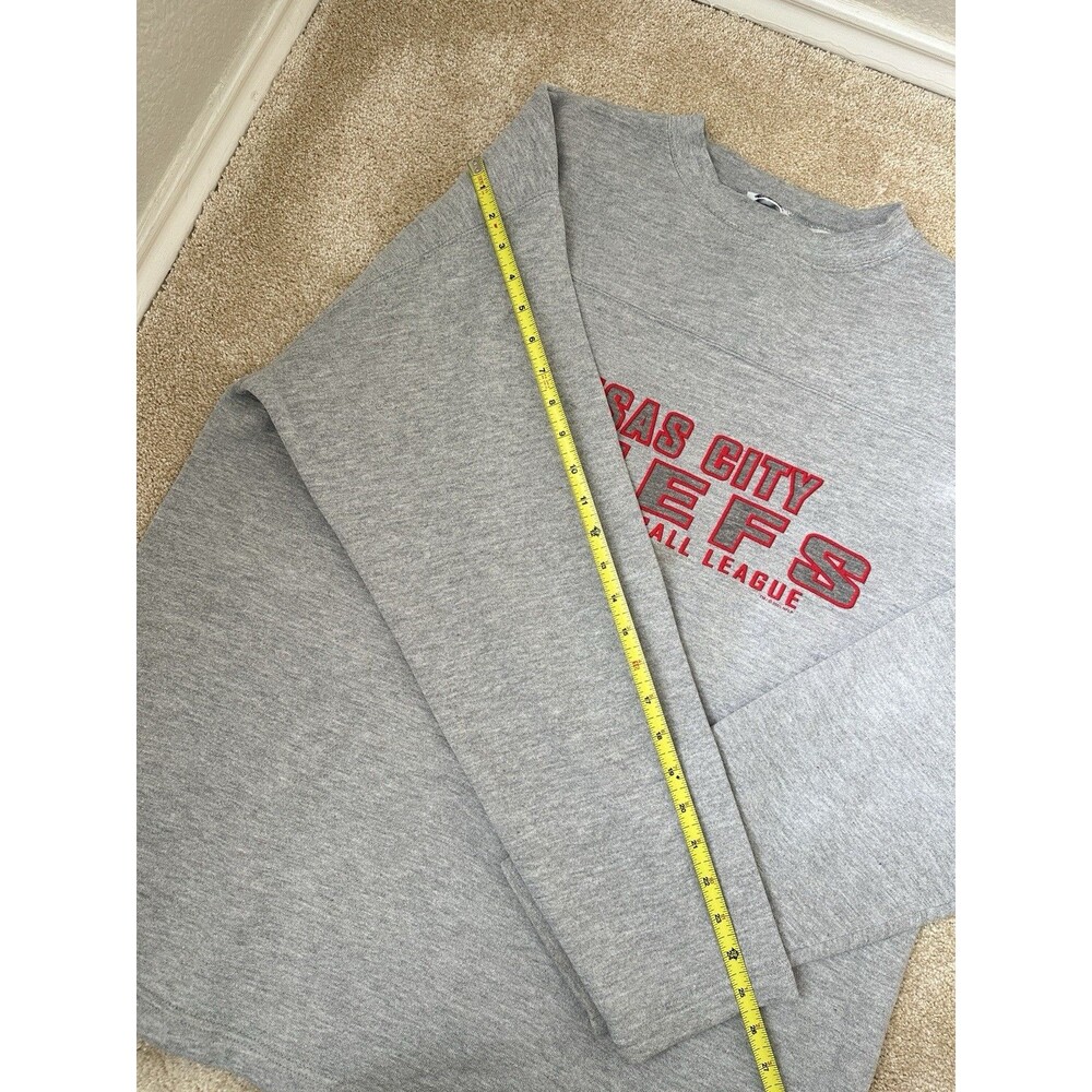 Vintage 2001 Kansas City Chiefs Sweatshirt Men’s XL XXL Gray NFL CSA Crewneck - Picture 6 of 7